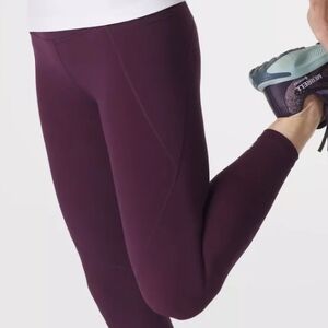 Sweaty Betty Power 7/8 Deep Midnight Cherry Leggings